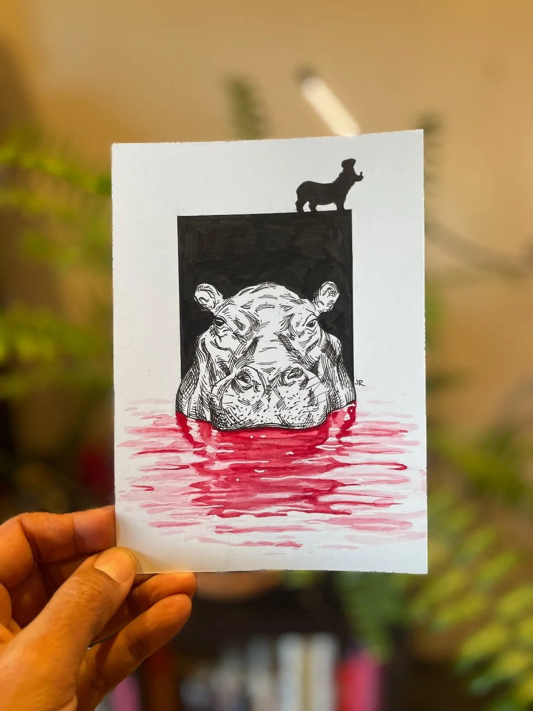 Zooctober 2024, Day 5: “Hippo”