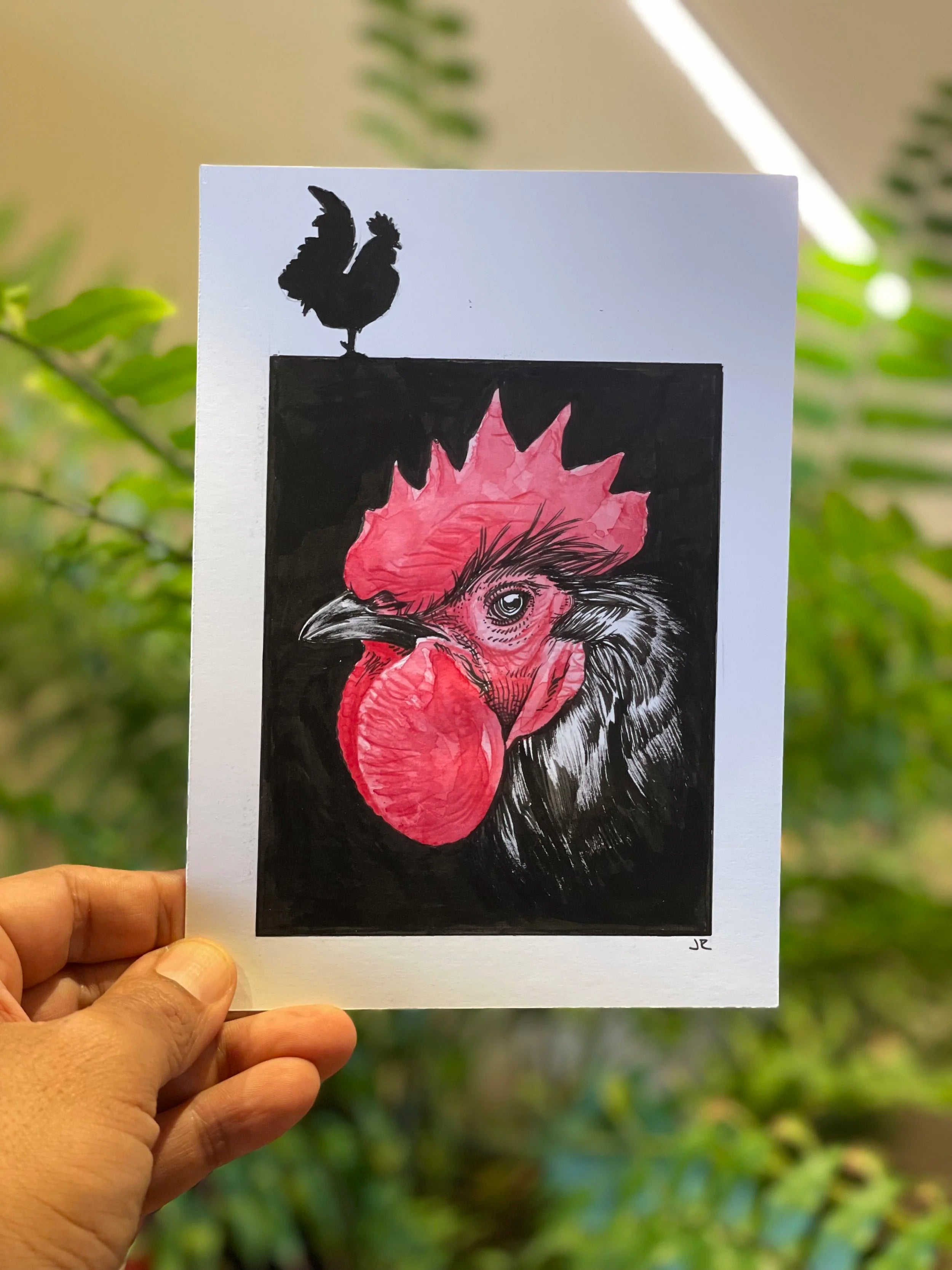 Zooctober 2024, Day 6: “Rooster”
