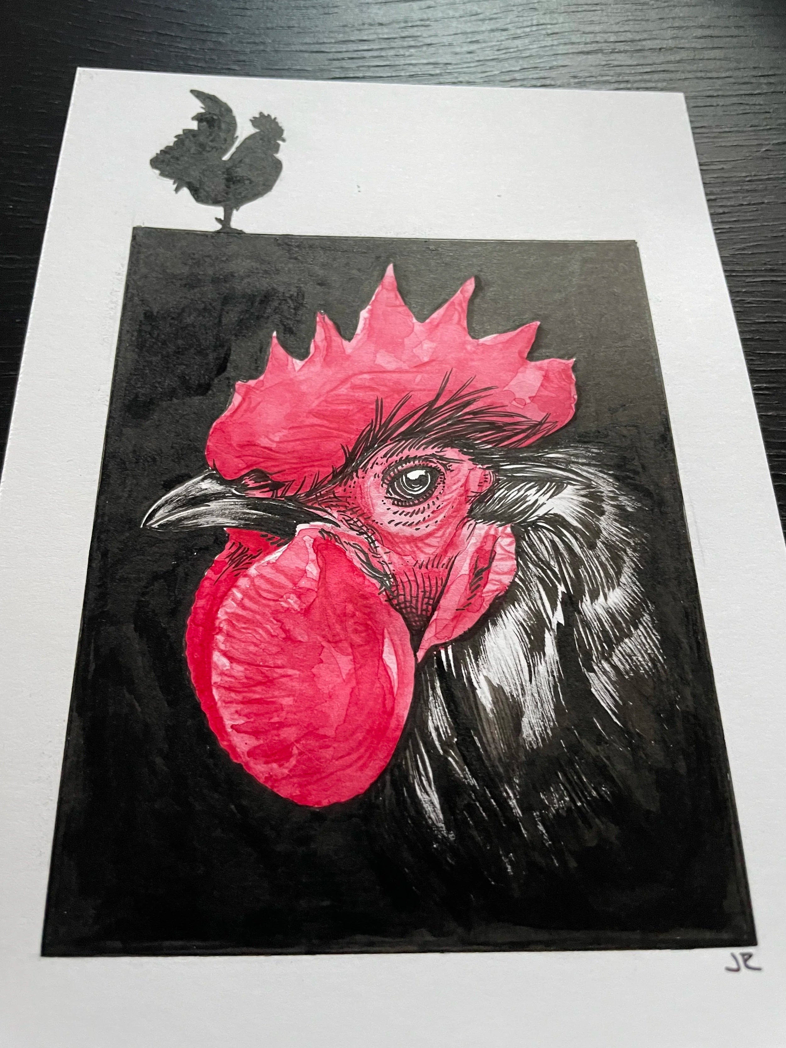 Zooctober 2024, Day 6: “Rooster”