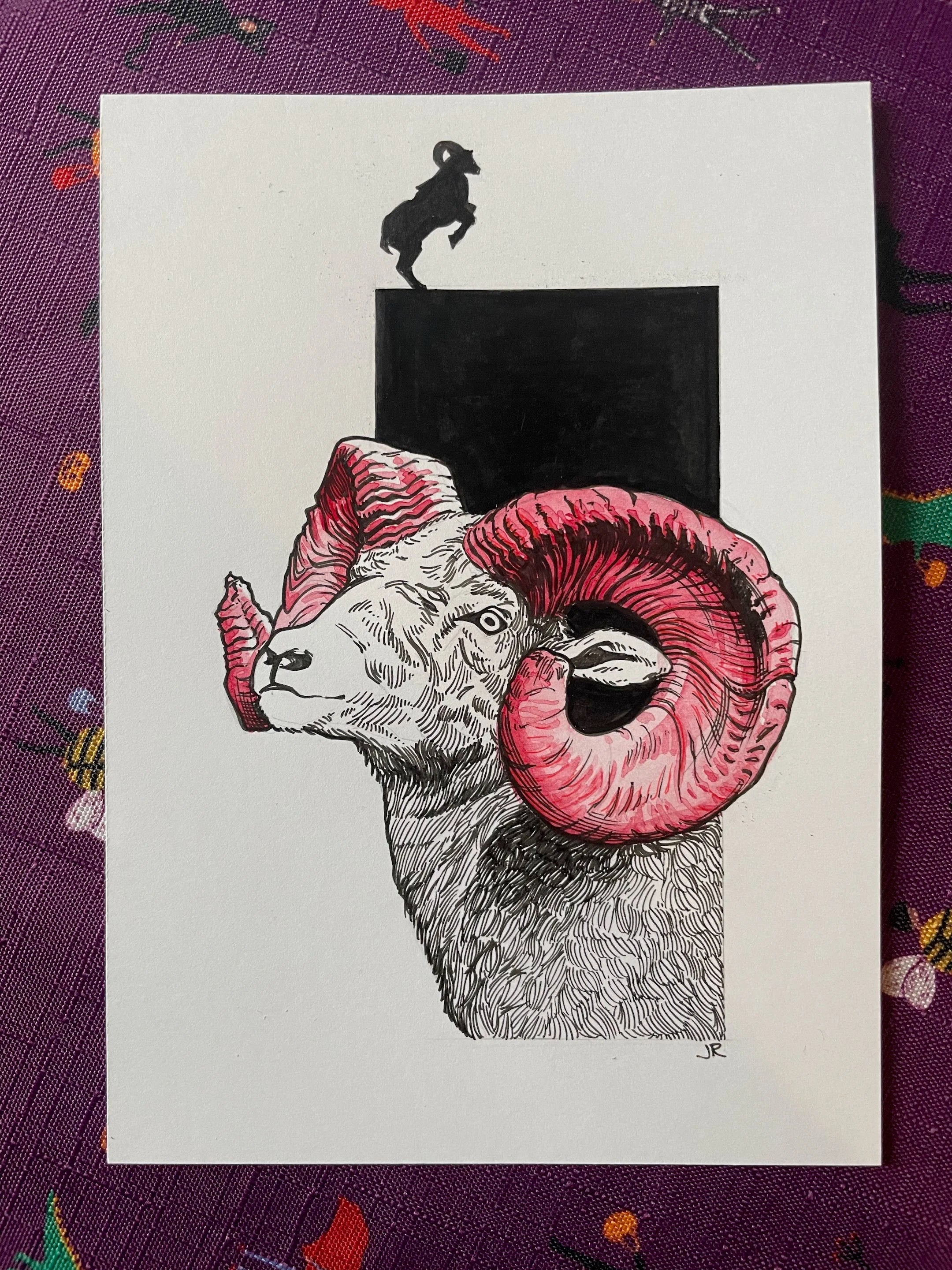 Zooctober 2024, Day 10: “Goat”