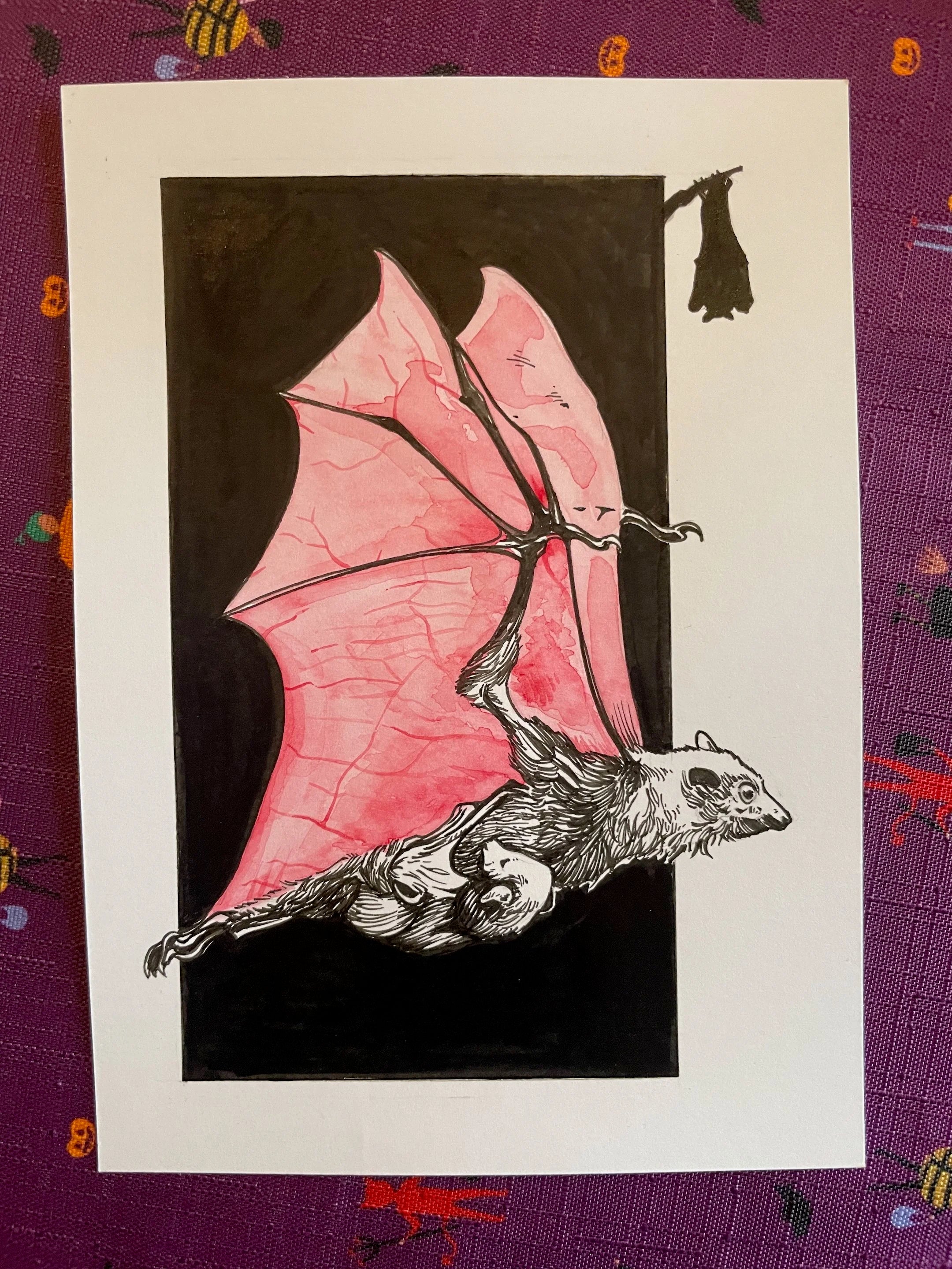 Zooctober 2024, Day 13: “Bat”