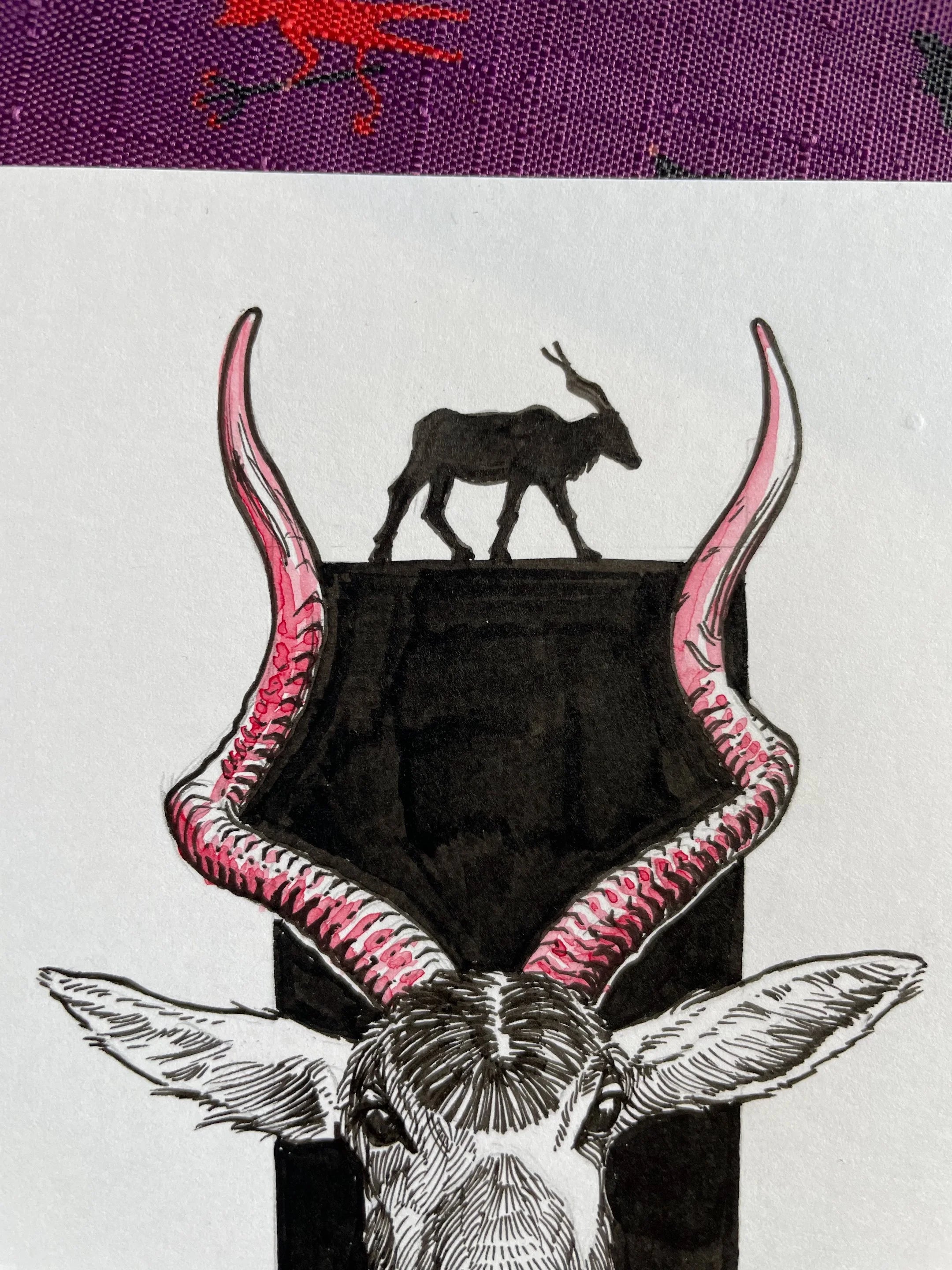 Zooctober 2024, Day 17: “Addax”