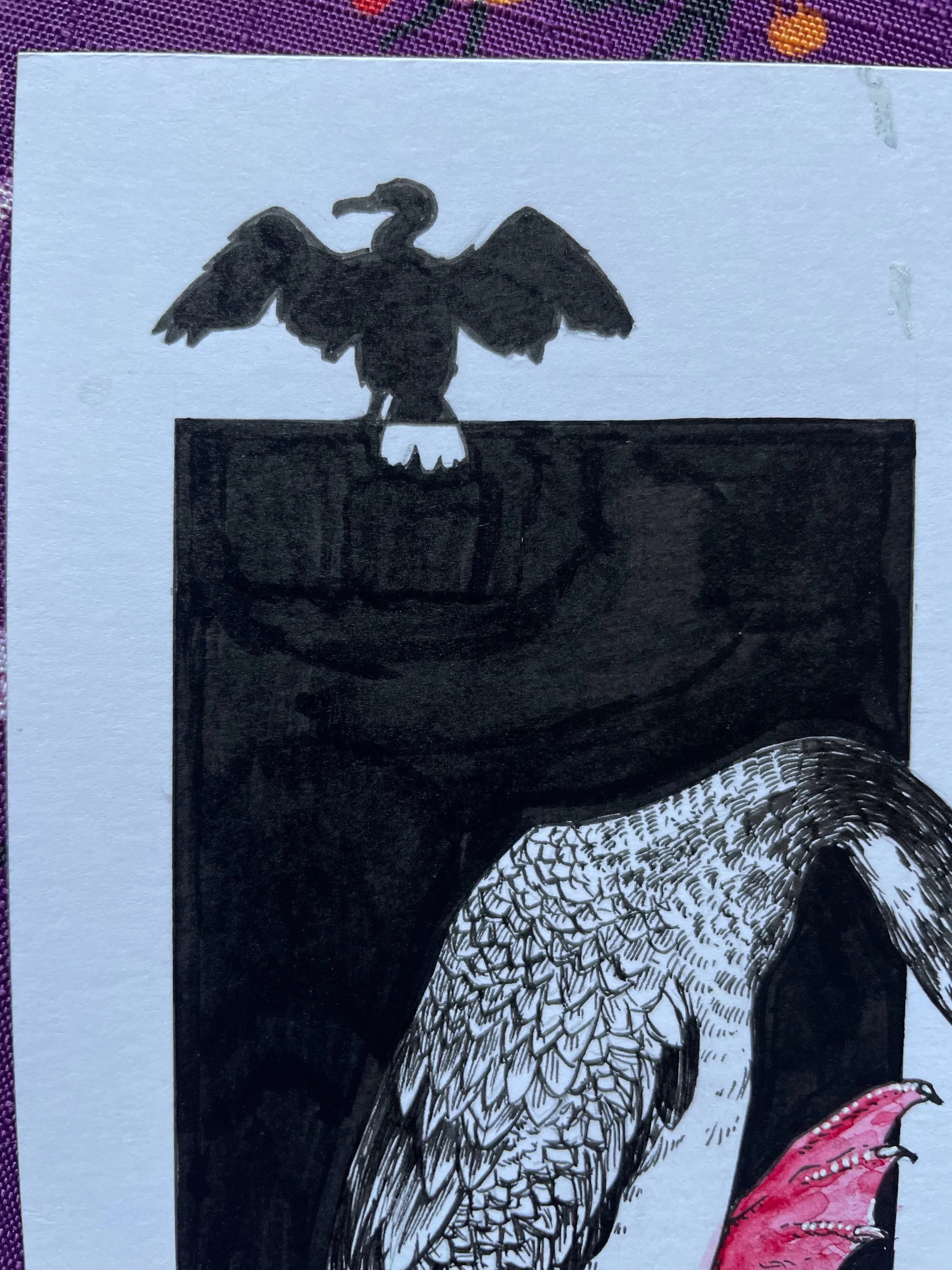 Zooctober 2024, Day 20: “Red-legged Cormorant”