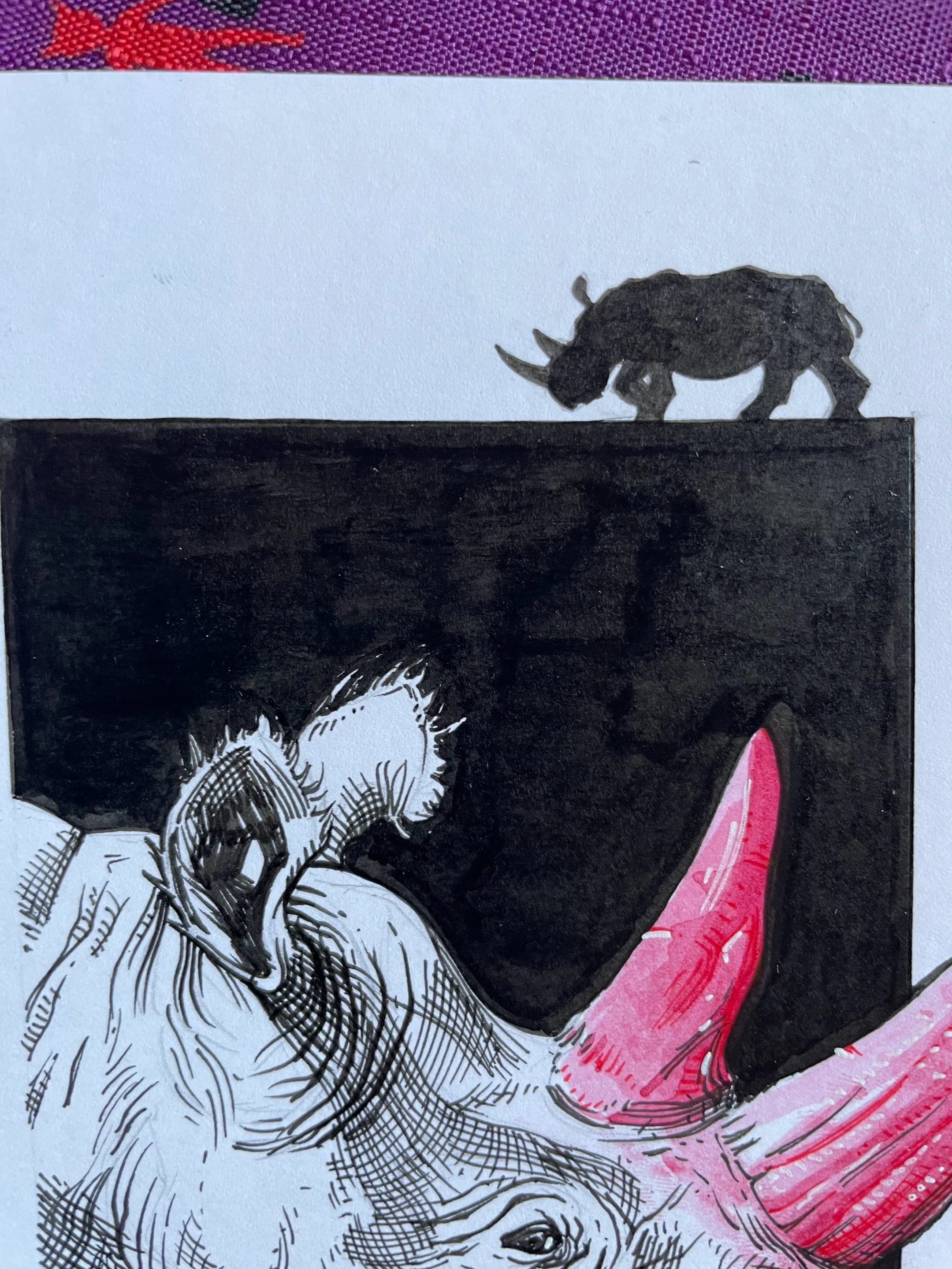 Zooctober 2024, Day 21: “Rhino”