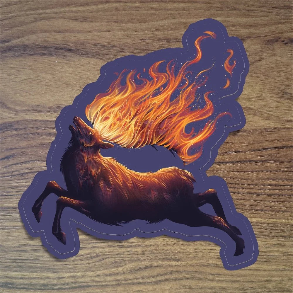 The World is on Fire Stickers