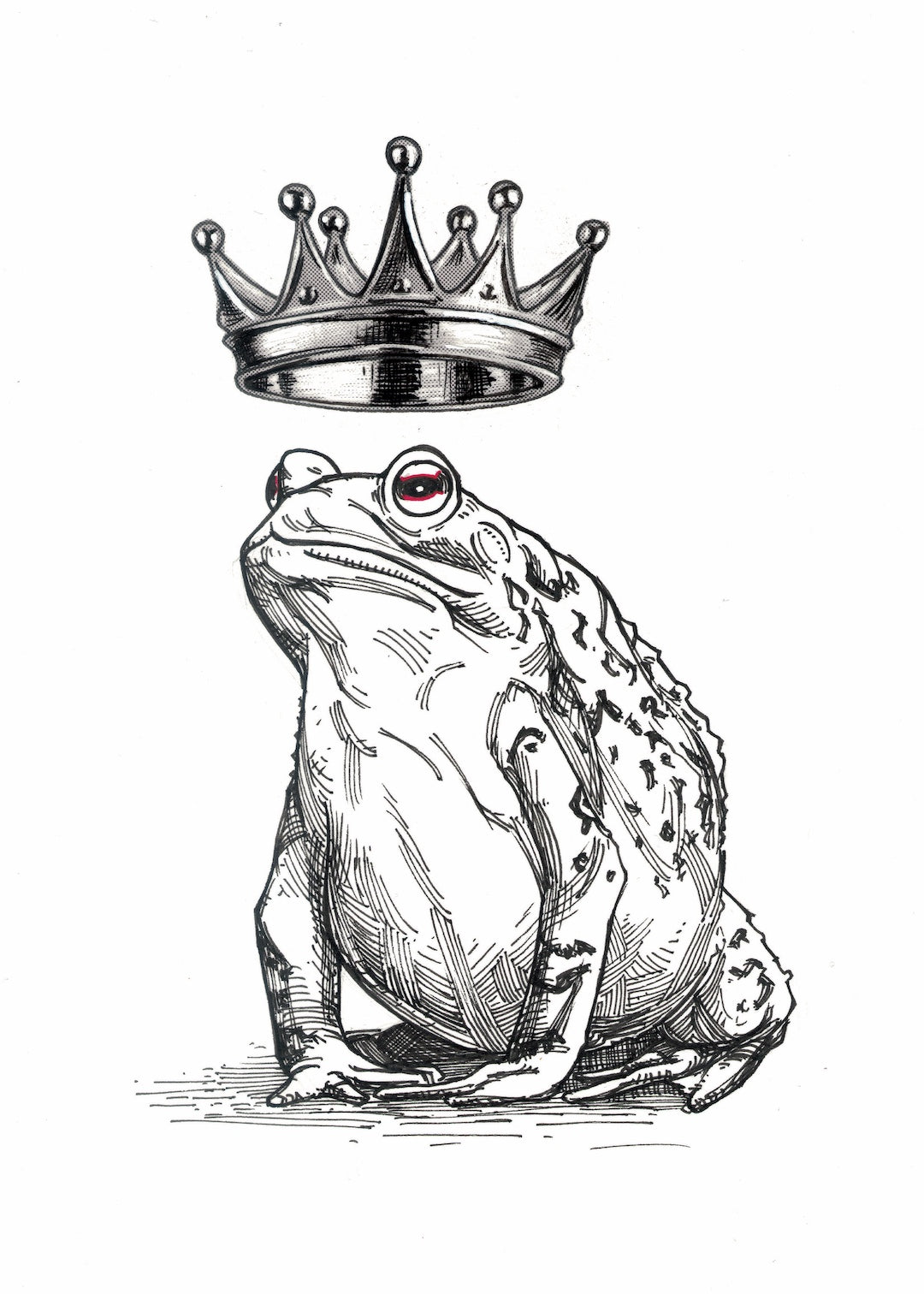 Zooctober 2025-Day 3: “Crown” (Print)