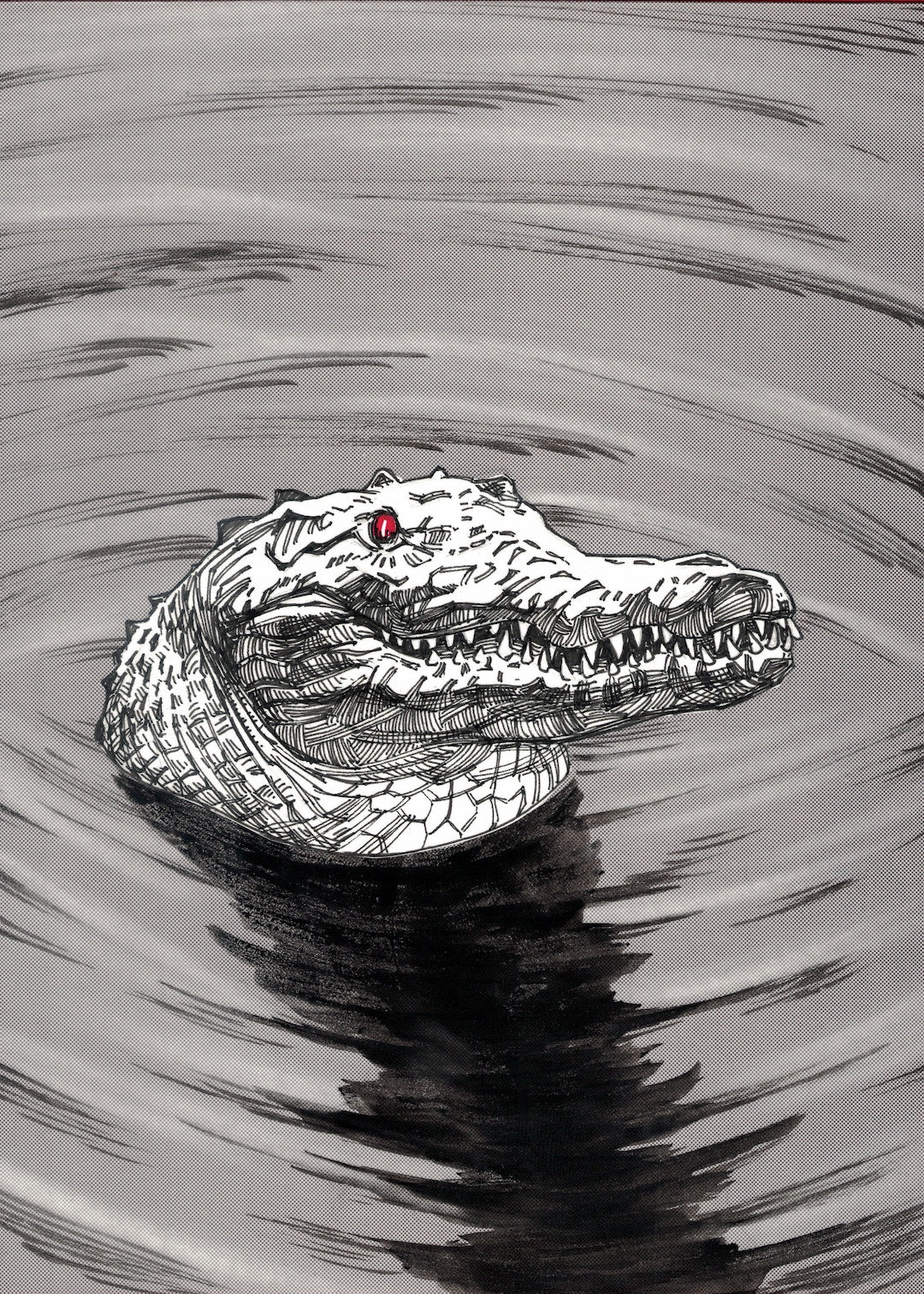 Zooctober 2025-Day 4: "Murky” (Print)