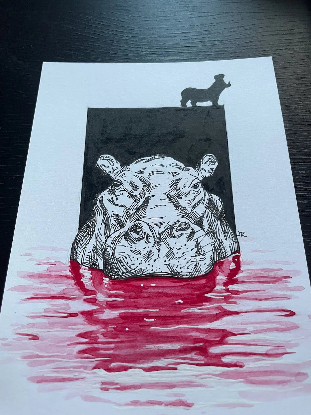 Zooctober 2024, Day 5: “Hippo”