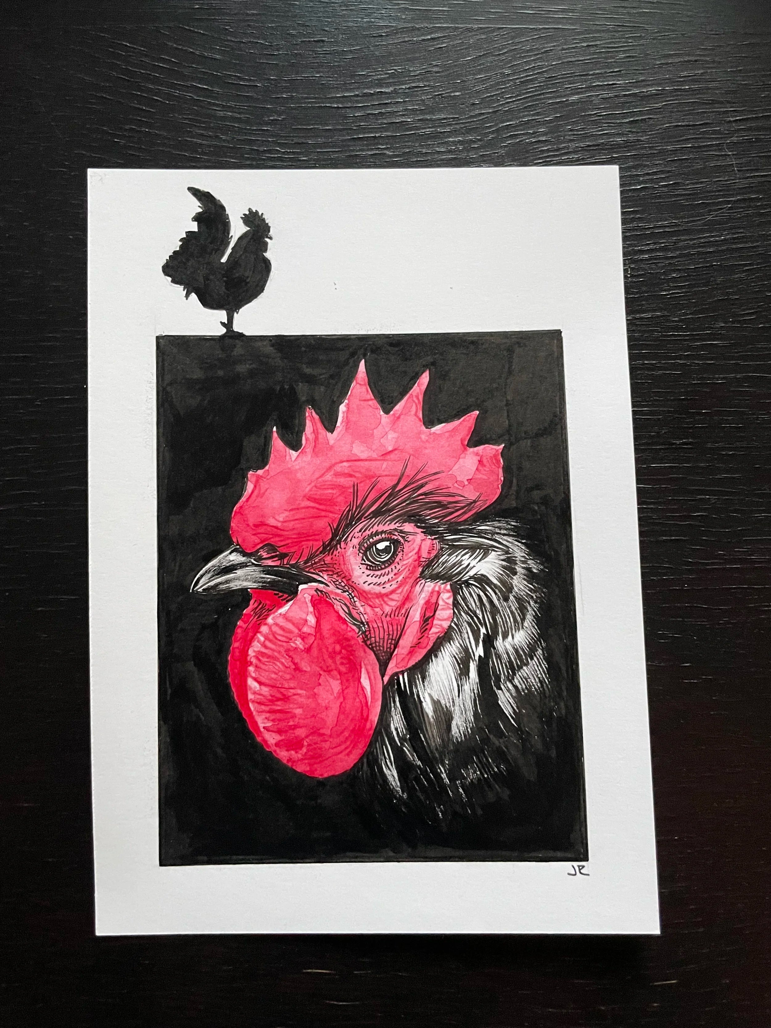 Zooctober 2024, Day 6: “Rooster”