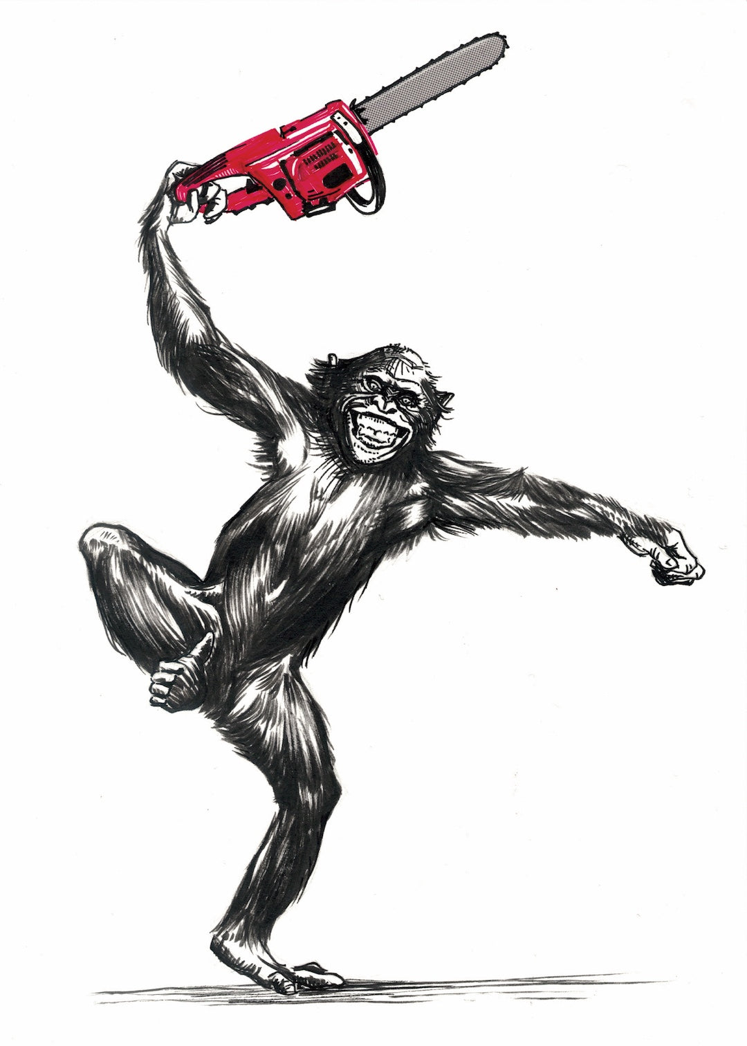 Zooctober 2025-Day 8: “Reckless” (Print)