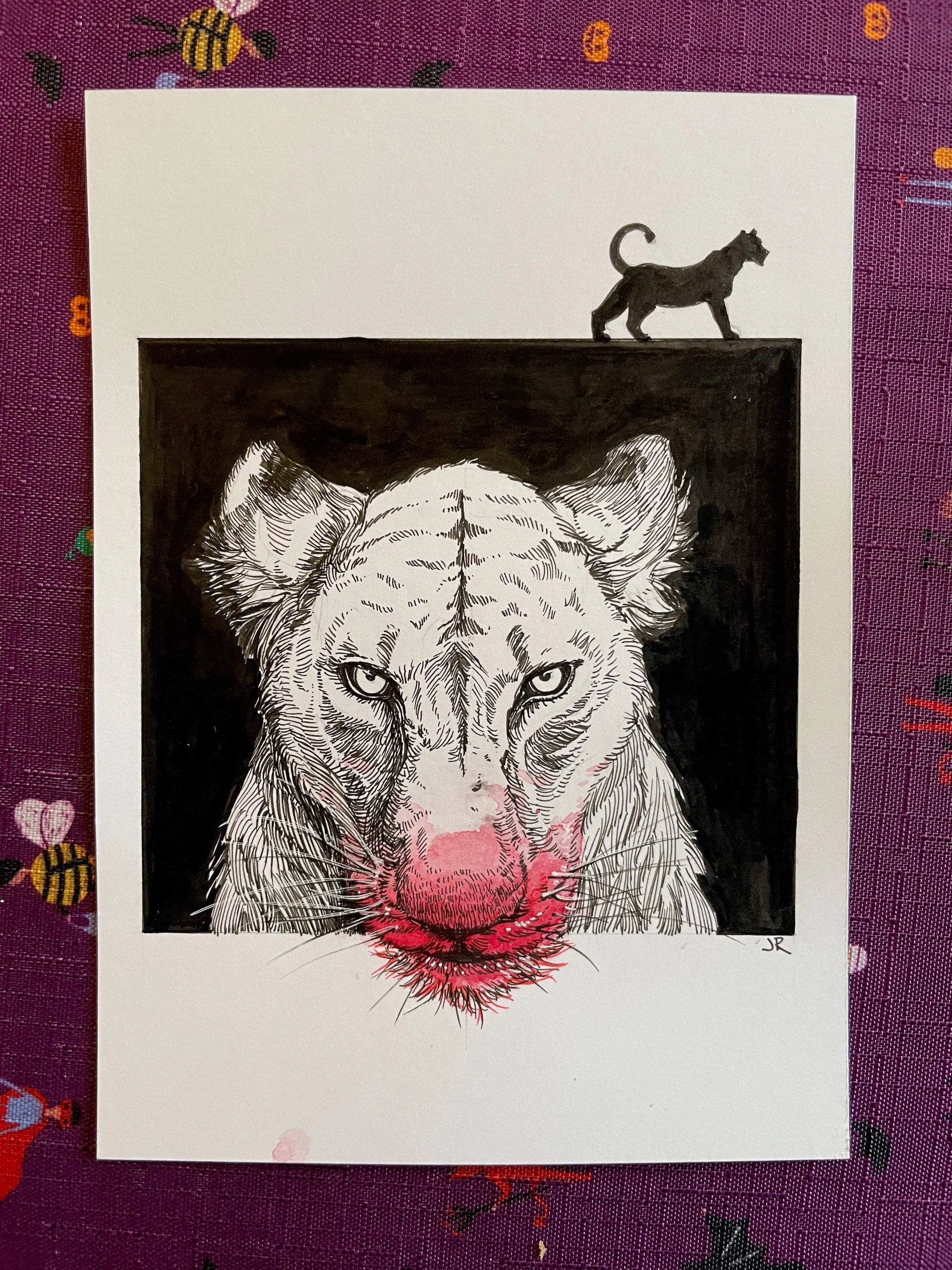 Zooctober 2024, Day 15: “Lion(ess)”