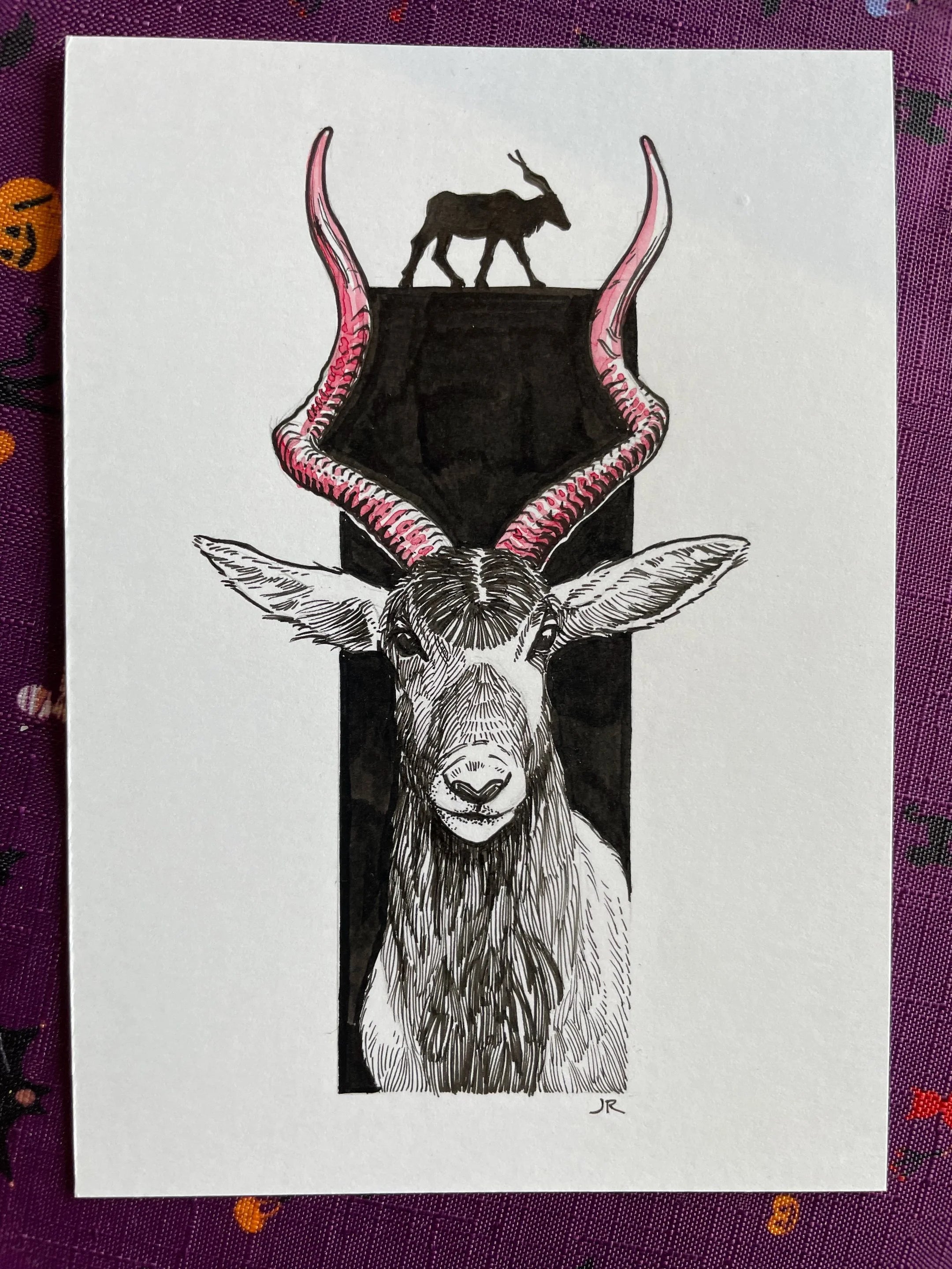 Zooctober 2024, Day 17: “Addax”