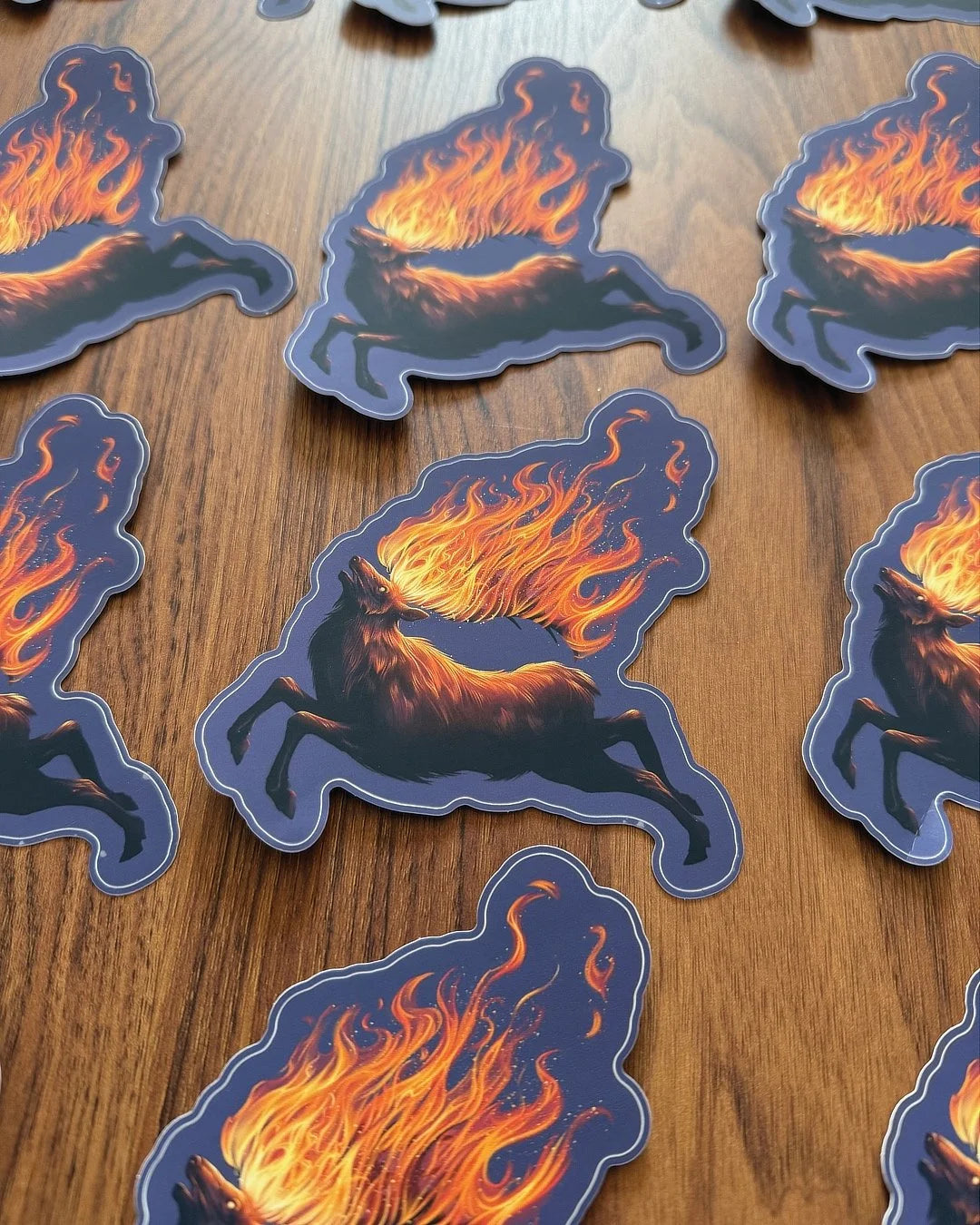 The World is on Fire Stickers
