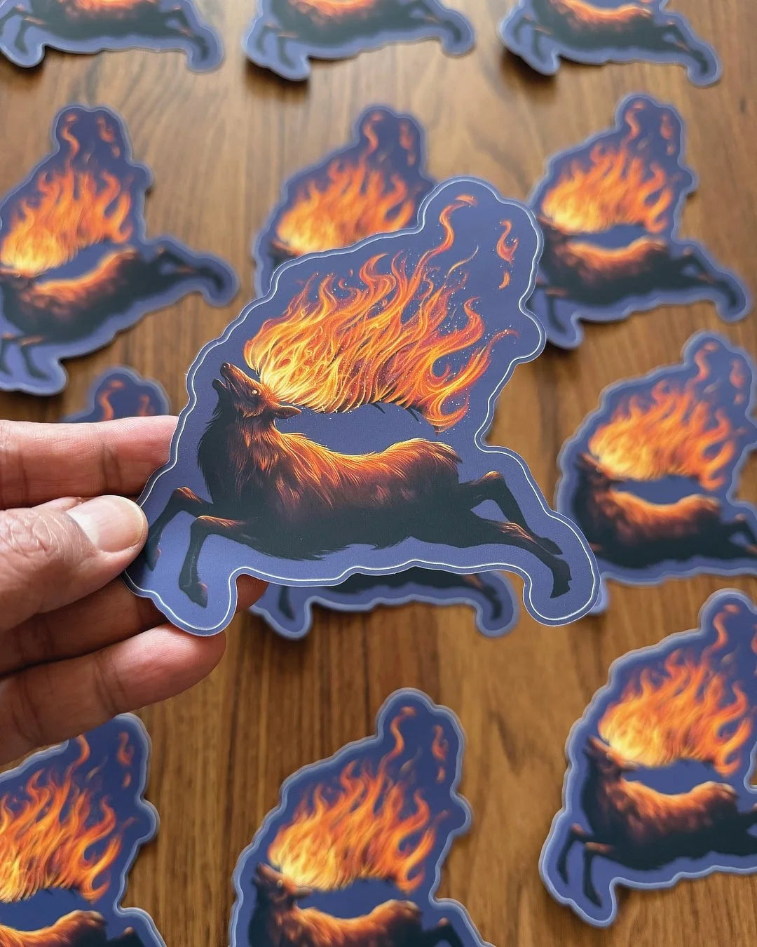 The World is on Fire Stickers