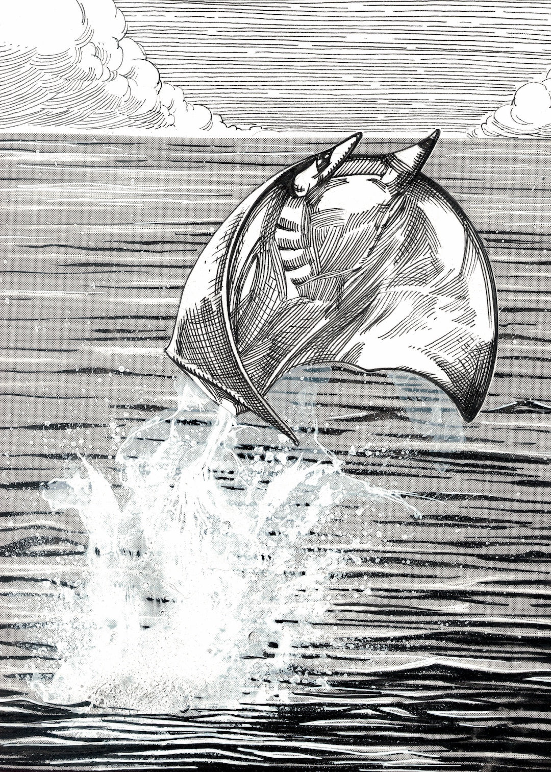 Zooctober 2025-Day 21: “Blast” (Print)