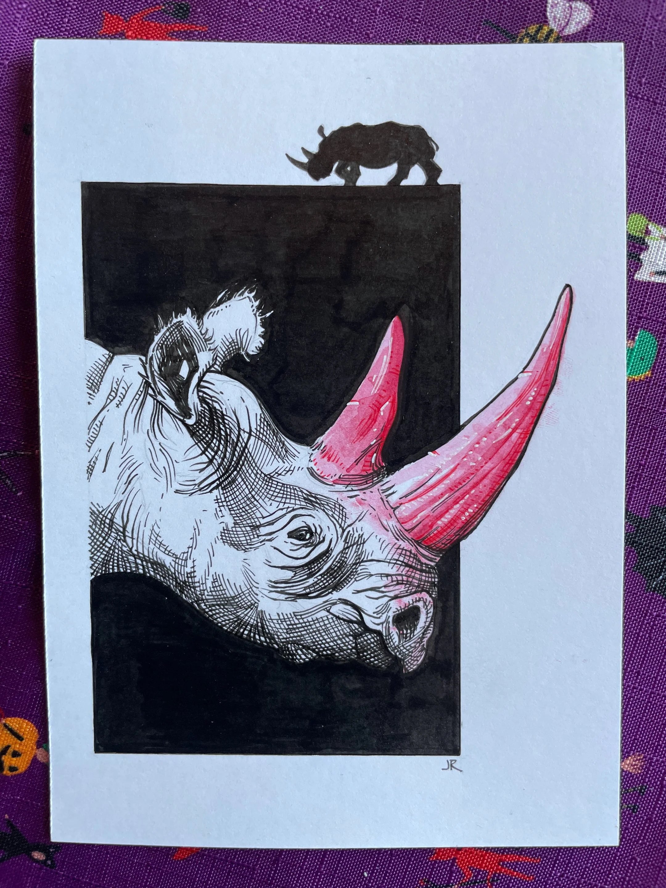 Zooctober 2024, Day 21: “Rhino”