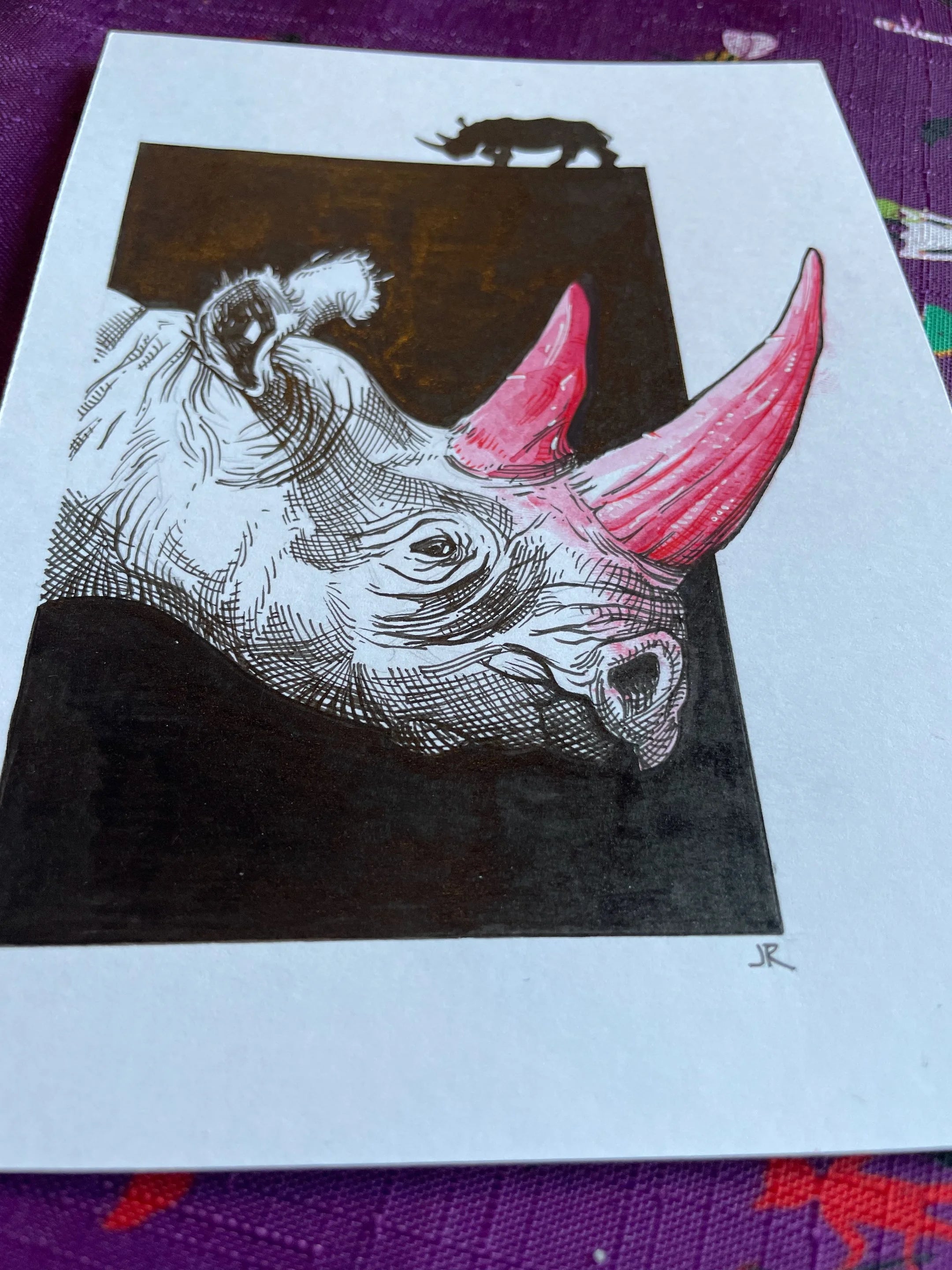 Zooctober 2024, Day 21: “Rhino”