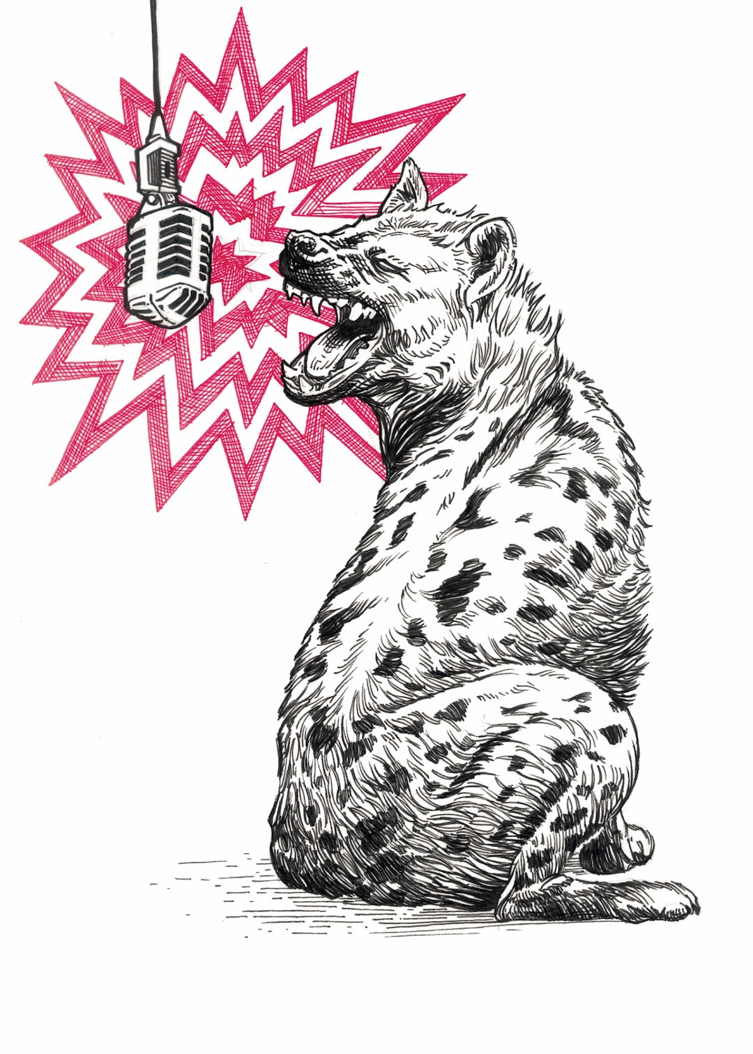 Zooctober 2025-Day 24: “Rowdy” (Print)