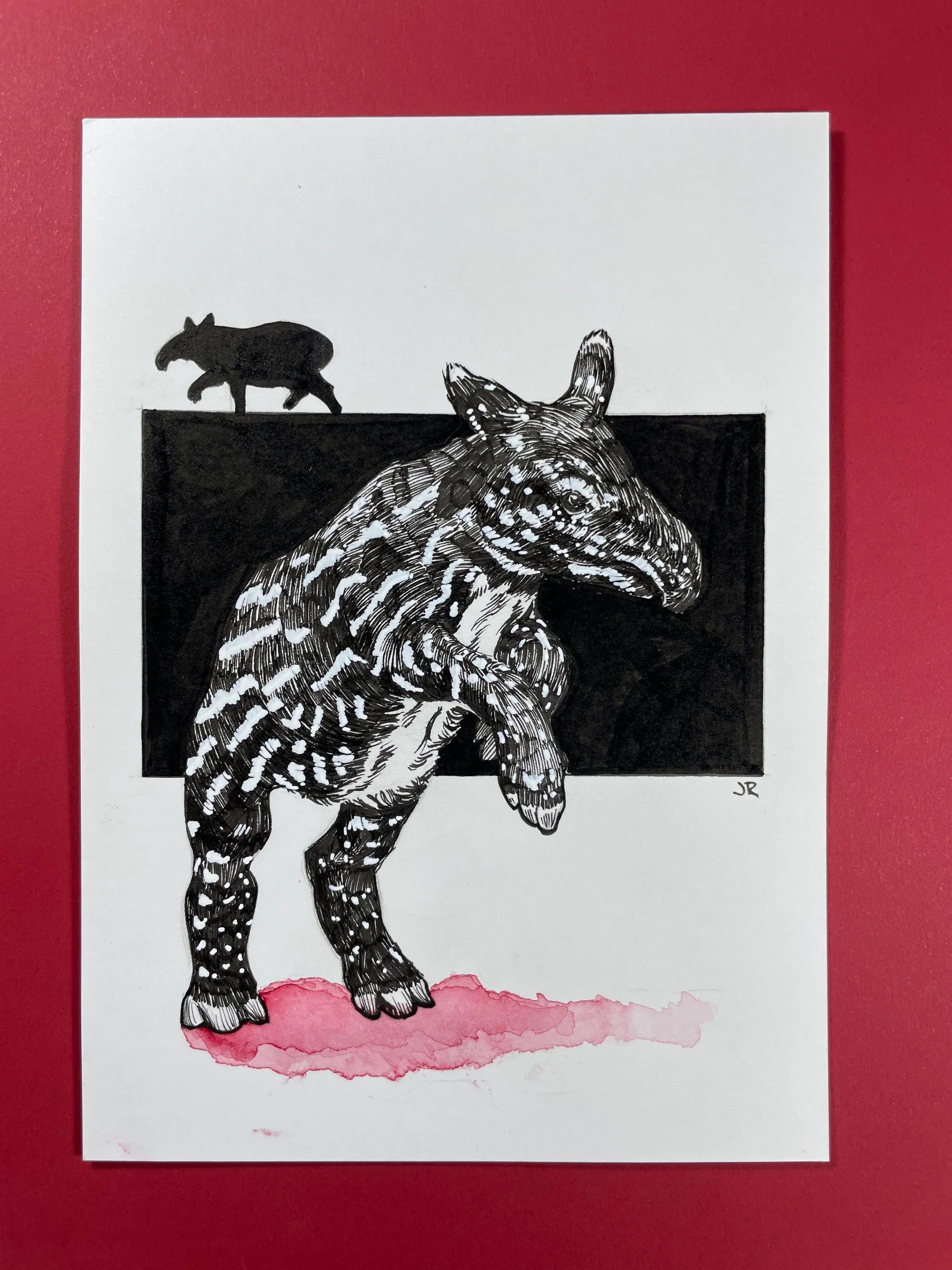 Zooctober 2024, Day 25: “Malayan Tapir”