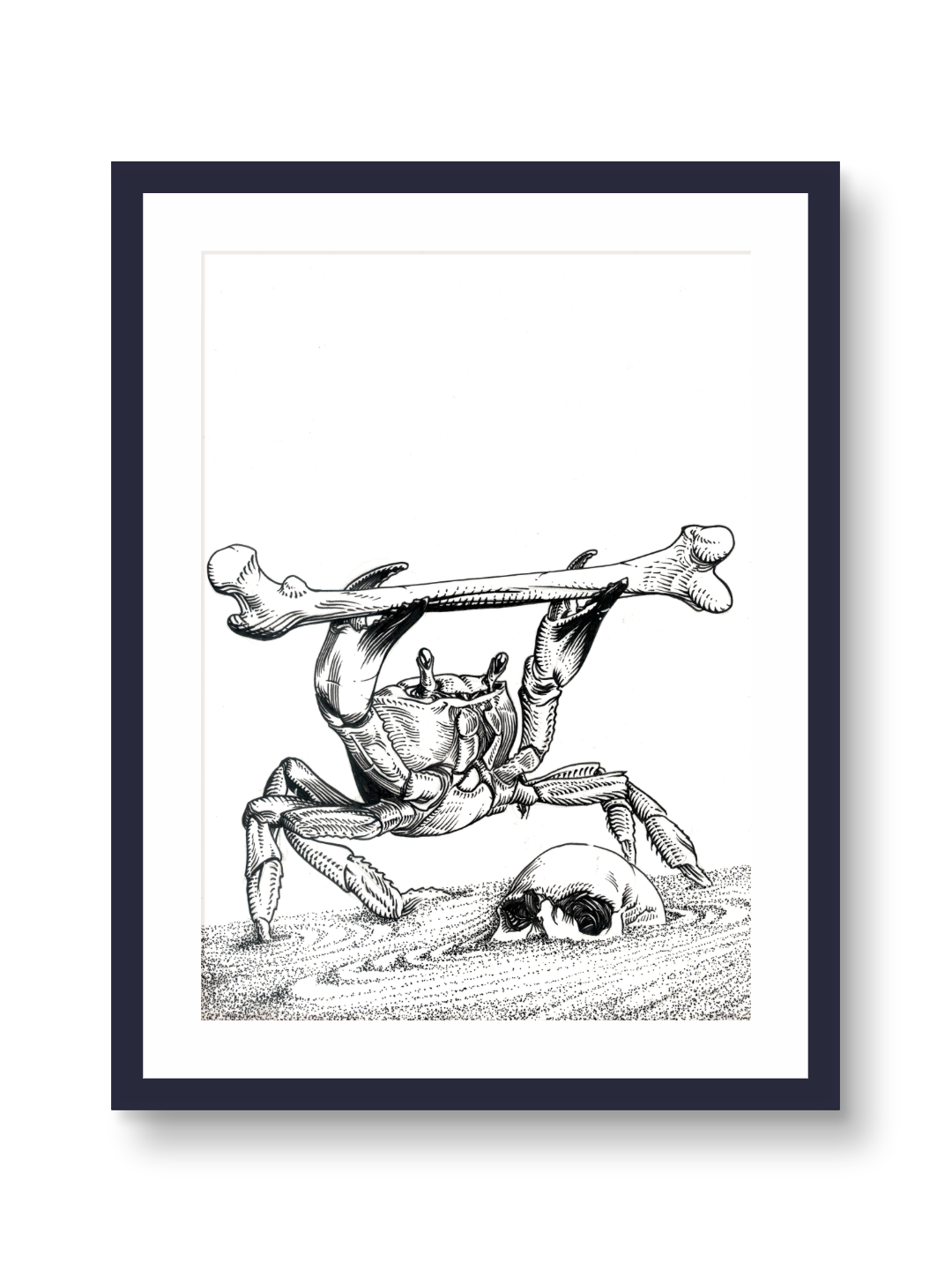 Zooctober 2025-Day 28: “(Exo)Skeletal” (Print)