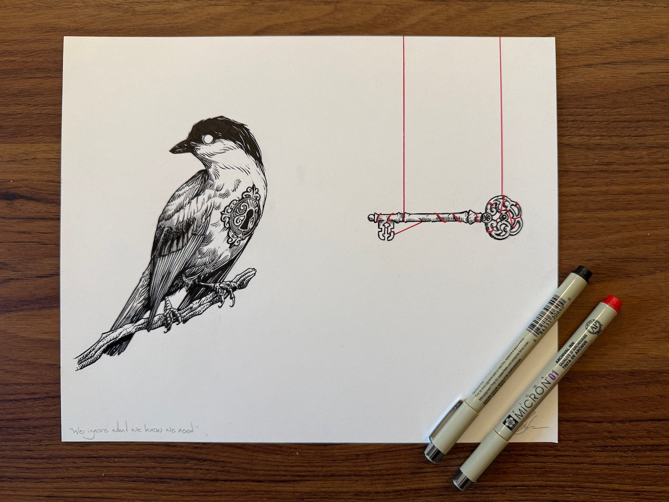 "Ignore" Original Drawing